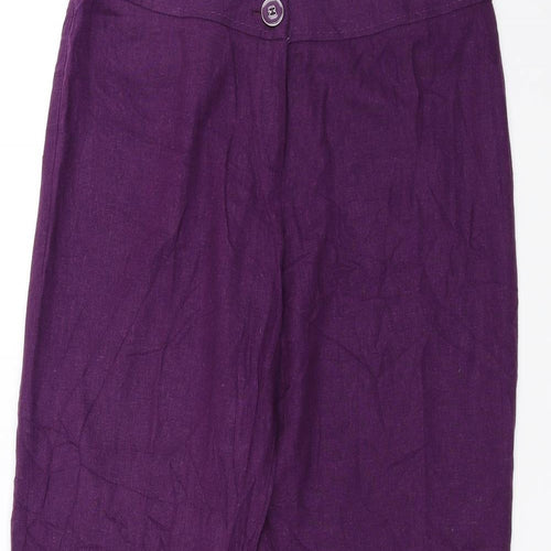 DEBINHAMS Womens Purple   Trousers  Size 12 L30 in