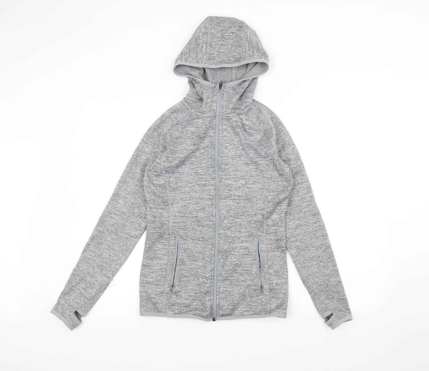 F&F Womens Grey   Full Zip Hoodie Size XS