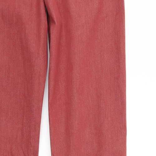 FC jeANS Womens Red  Denim Skinny Jeans Size 10 L29 in