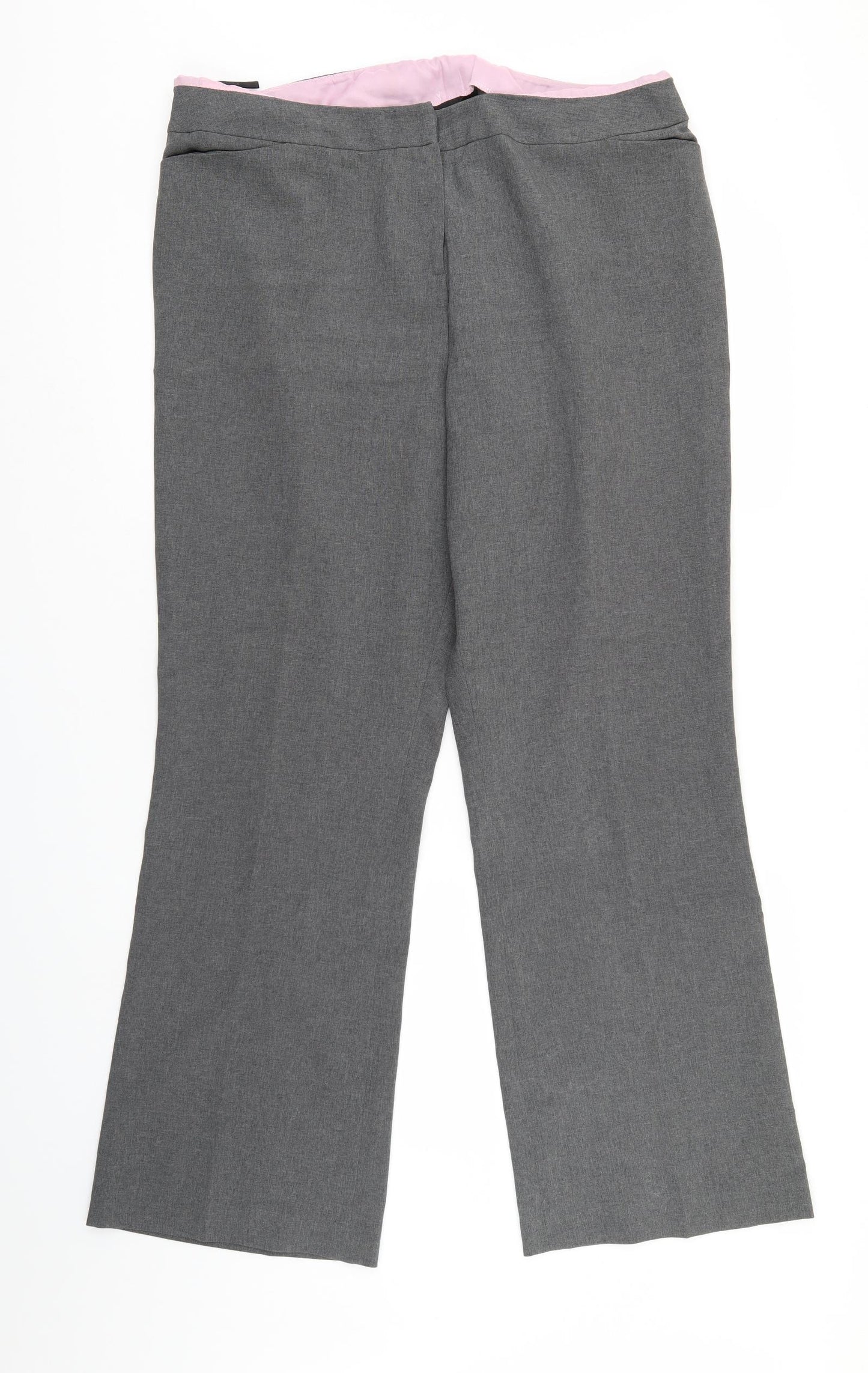 Dorothy Perkins Womens Grey   Trousers  Size 18 L30 in