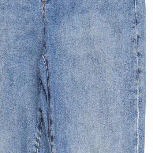 George Womens Blue  Denim Straight Jeans Size 14 L29 in