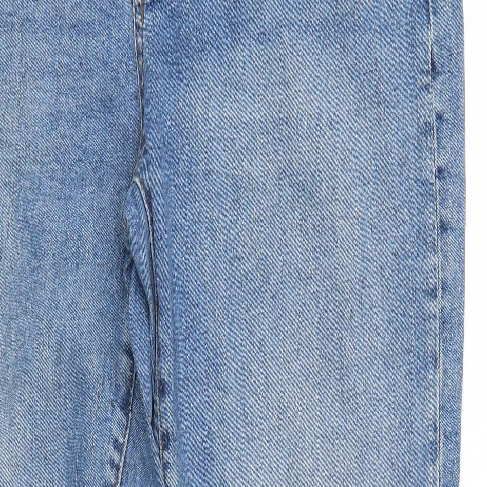 George Womens Blue  Denim Straight Jeans Size 14 L29 in