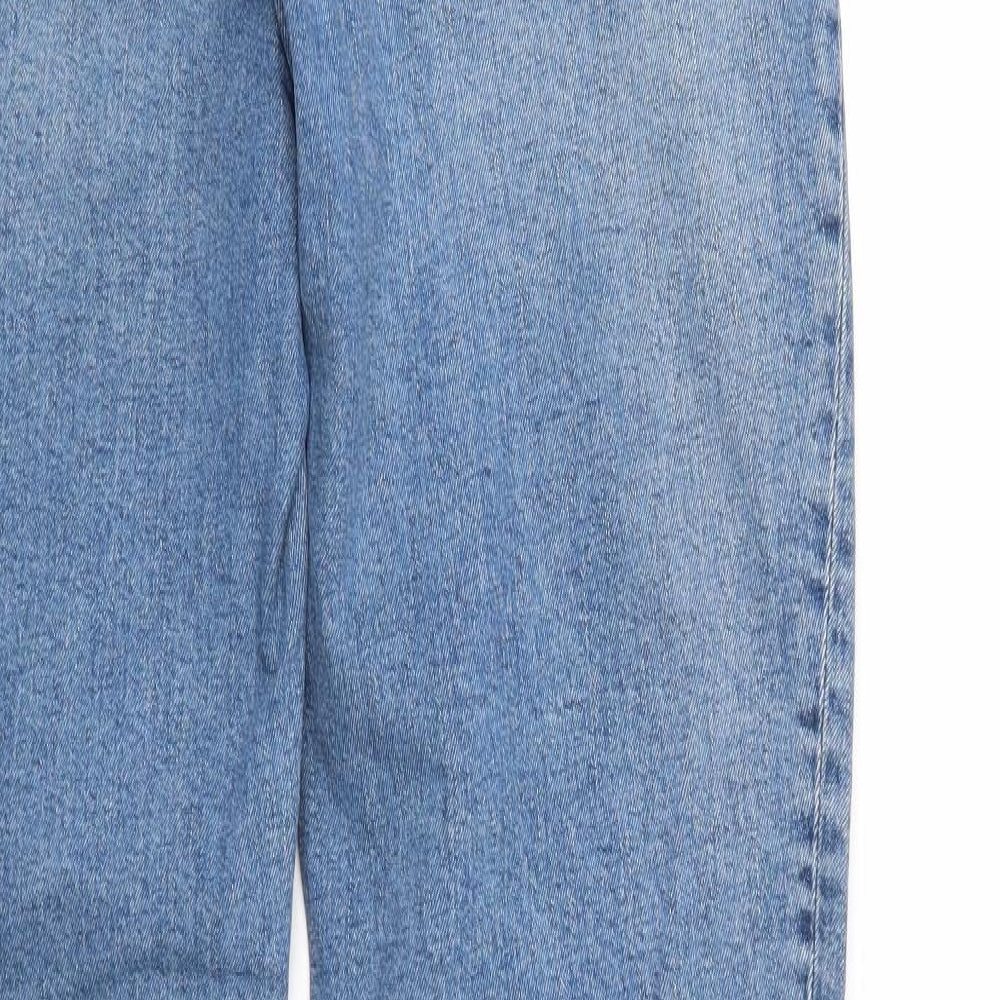 George Womens Blue  Denim Straight Jeans Size 14 L29 in