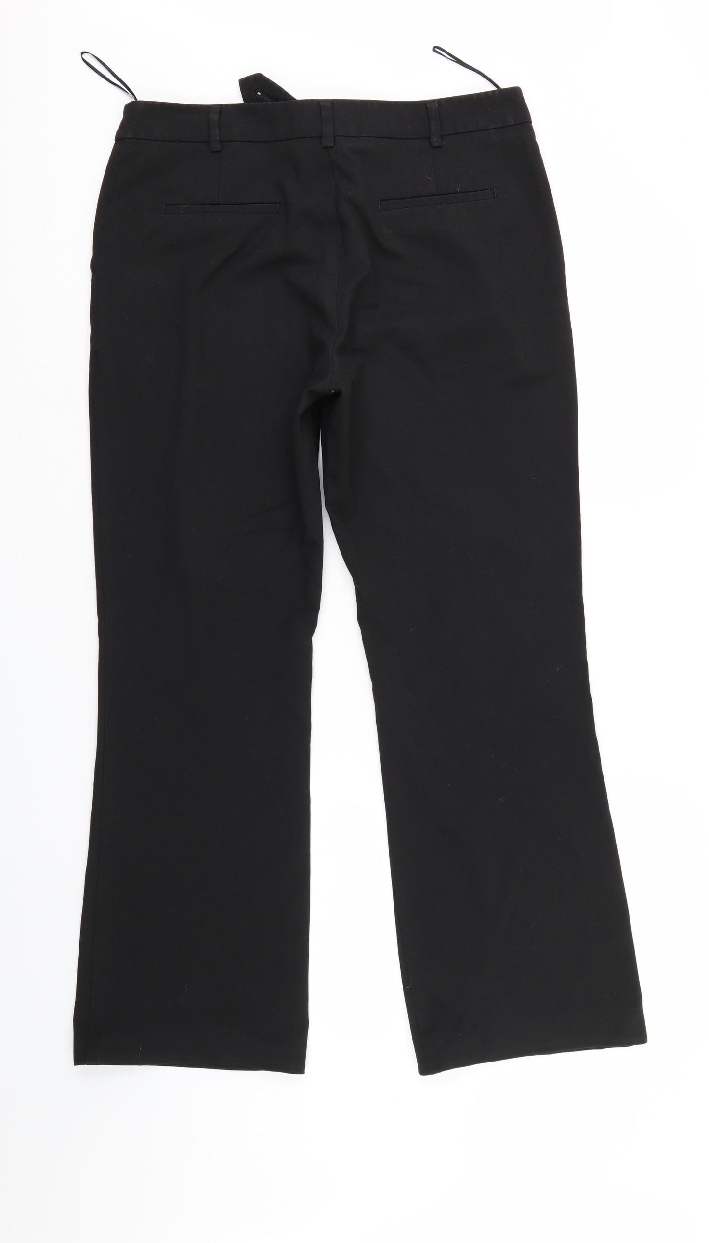 NEXT Womens Black   Trousers  Size 12 L28 in