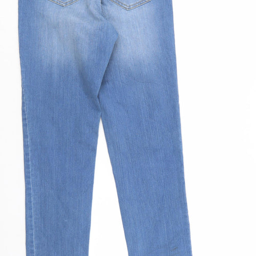 Preworn Womens Blue  Denim Jegging Jeans Size 25 in L31 in - Elastic Waist