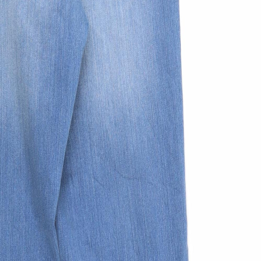 Preworn Womens Blue  Denim Jegging Jeans Size 25 in L31 in - Elastic Waist