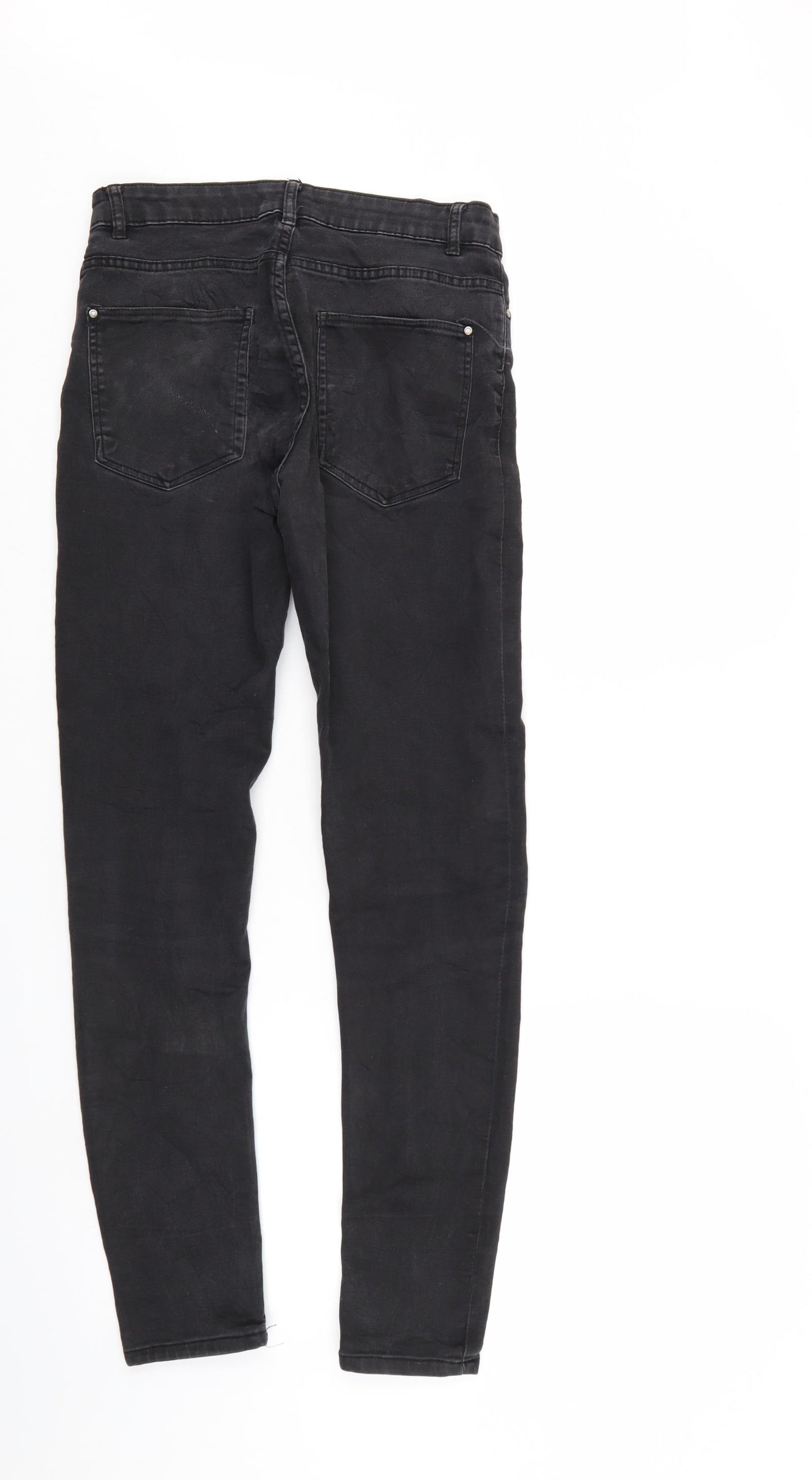 ESMARA Womens Black  Denim Skinny Jeans Size 8 L28 in