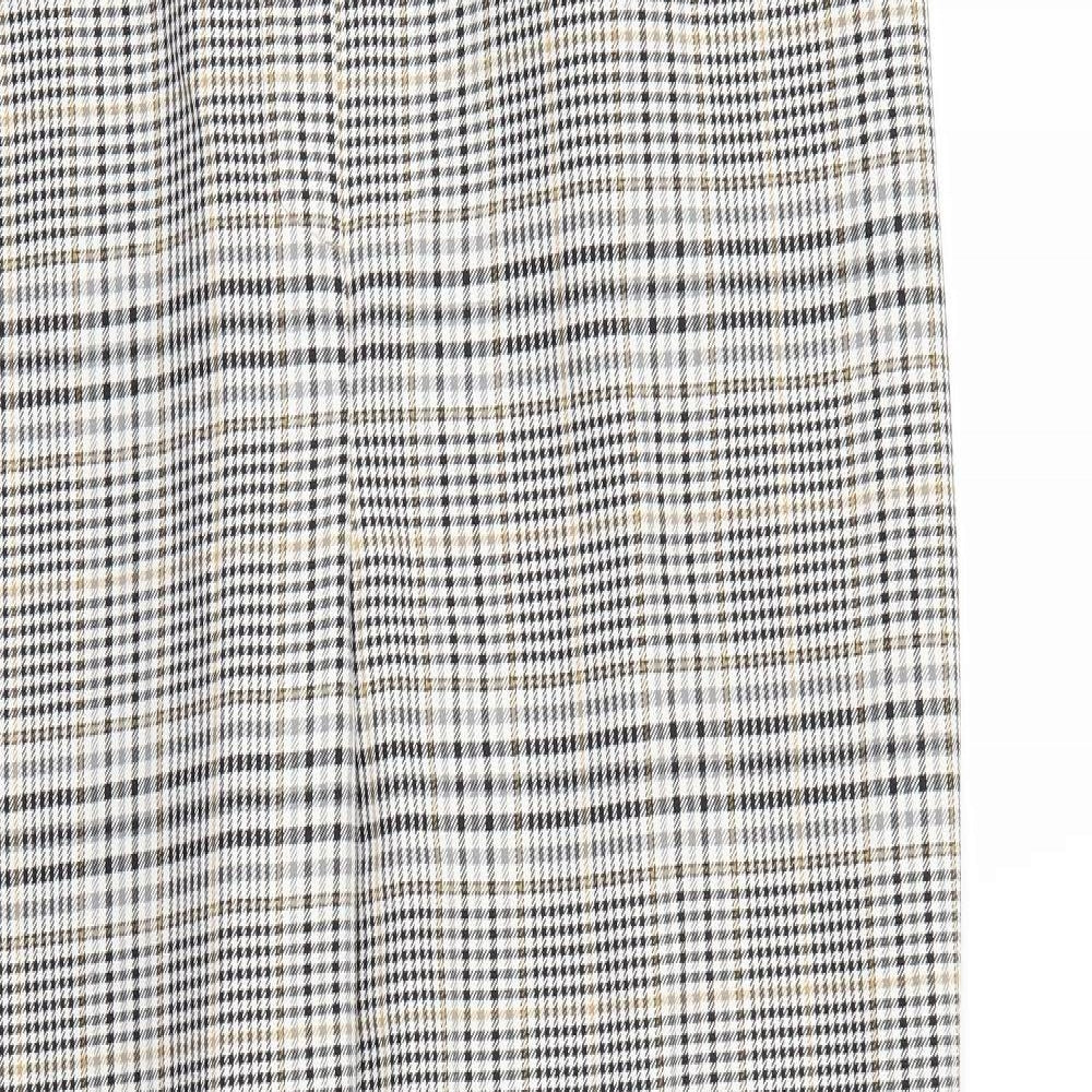 Dorothy Perkins Womens Multicoloured Herringbone  Trousers  Size 16 L26 in