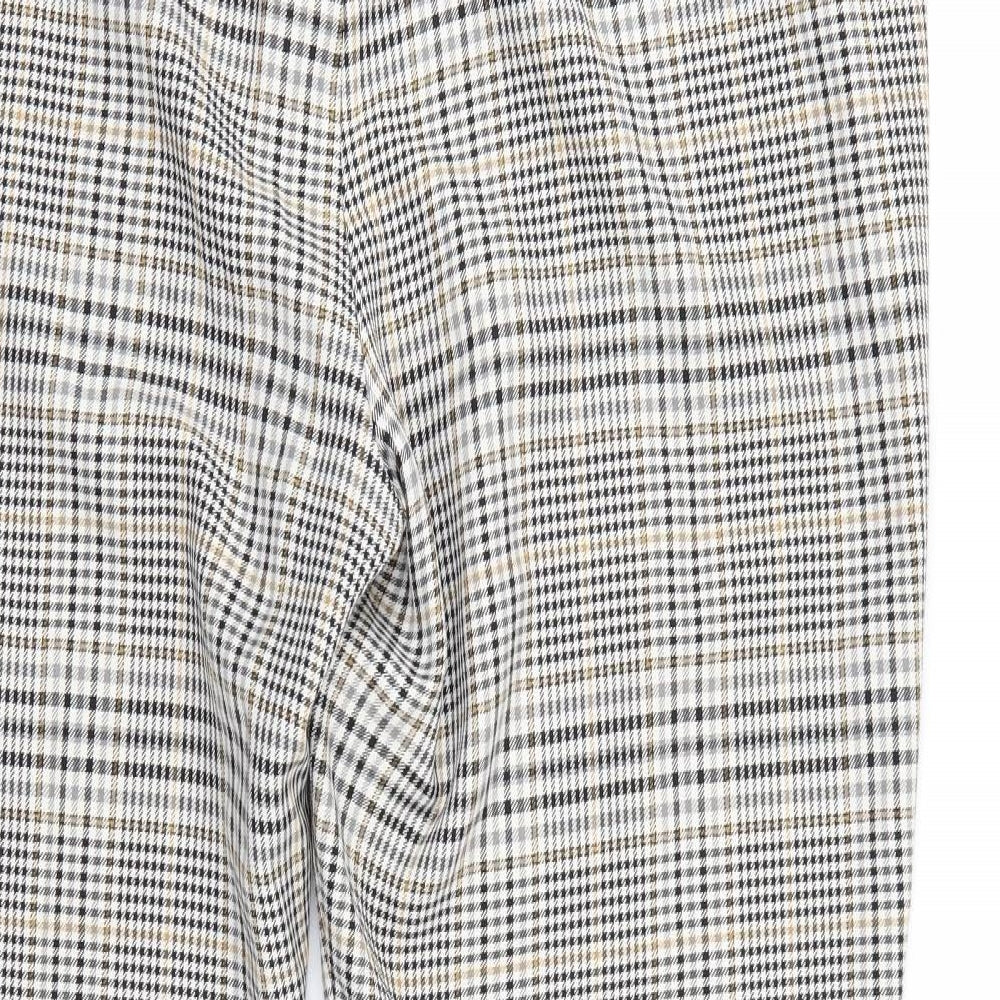 Dorothy Perkins Womens Multicoloured Herringbone  Trousers  Size 16 L26 in