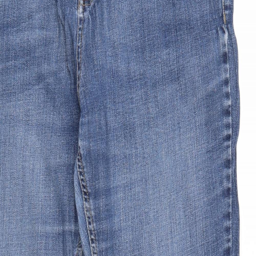 F&F Womens Blue  Denim Straight Jeans Size 18 L28 in