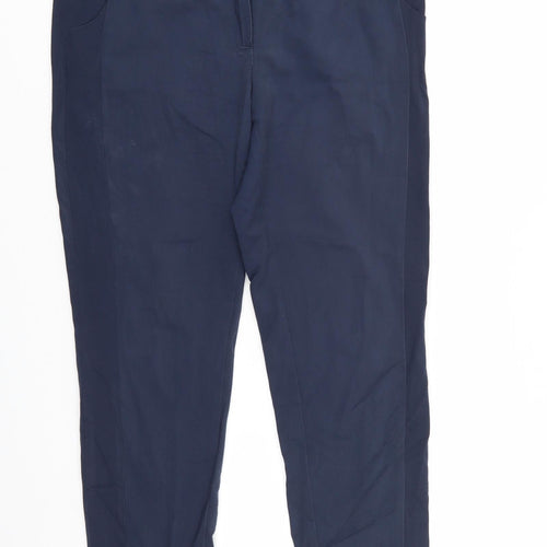 Bialcon Womens Blue   Trousers  Size 12 L26 in