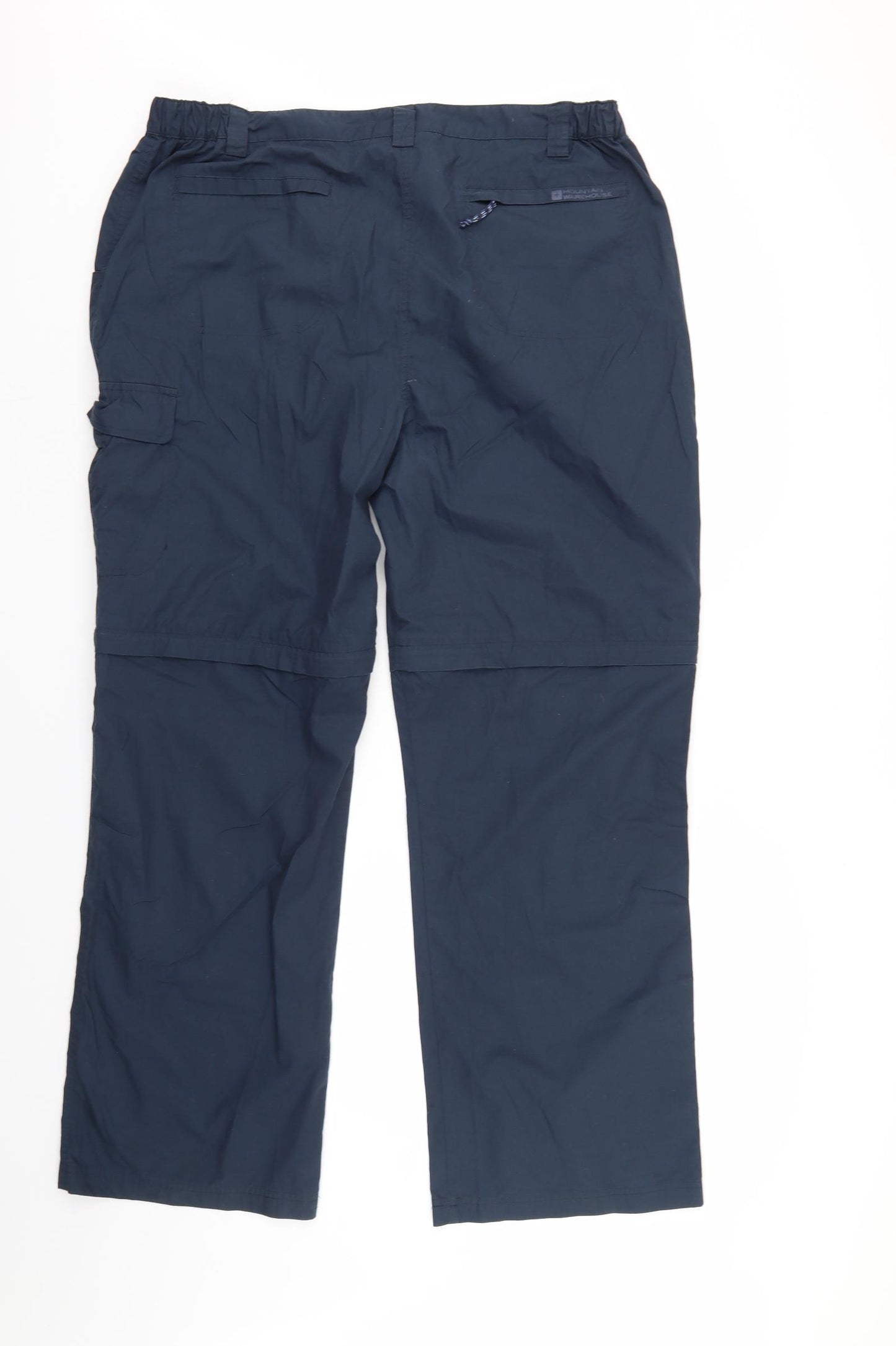 Mountain Warehouse Womens Blue   Cargo Trousers Size 18 L30 in