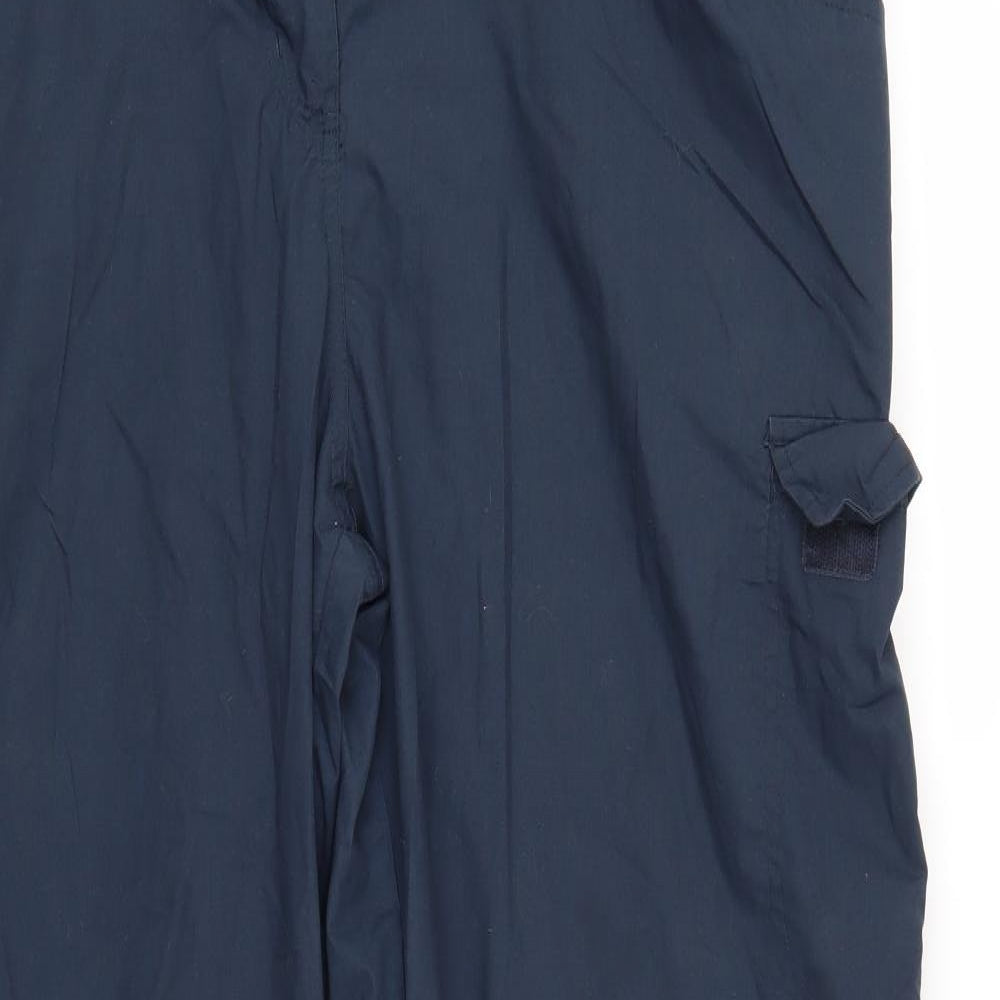 Mountain Warehouse Womens Blue   Cargo Trousers Size 18 L30 in