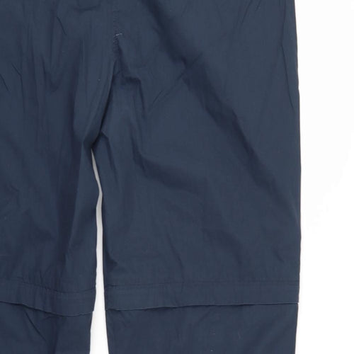 Mountain Warehouse Womens Blue   Cargo Trousers Size 18 L30 in