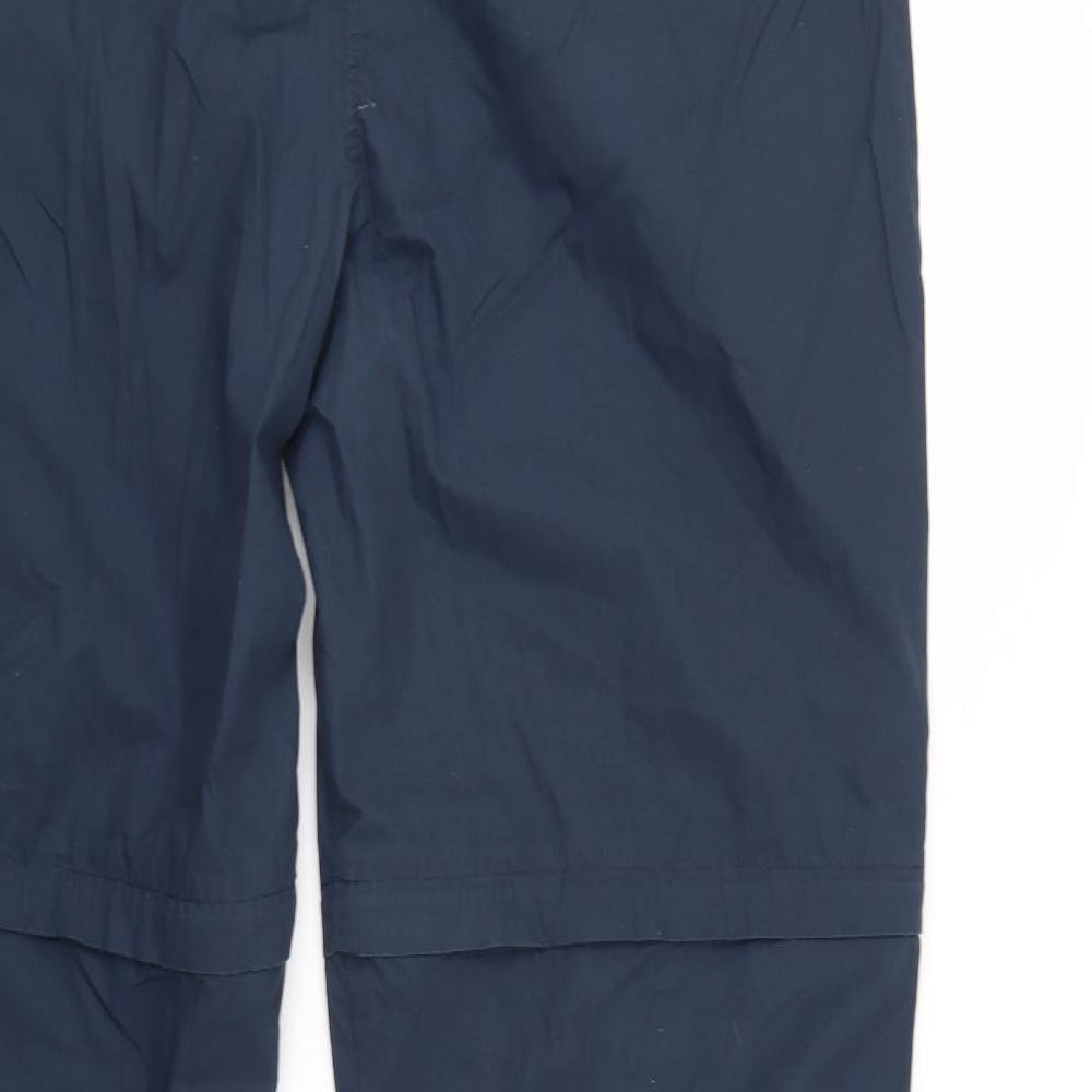 Mountain Warehouse Womens Blue   Cargo Trousers Size 18 L30 in