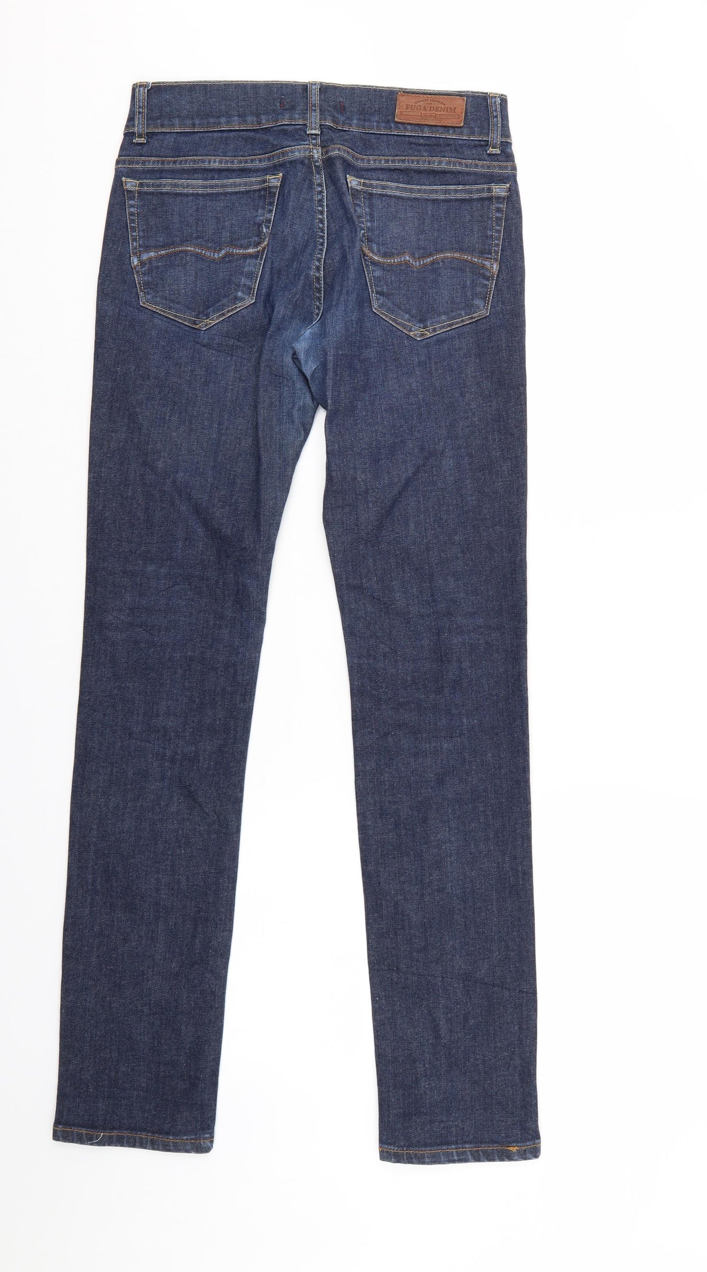 FUGA Mens Blue  Denim Straight Jeans Size 28 L32 in