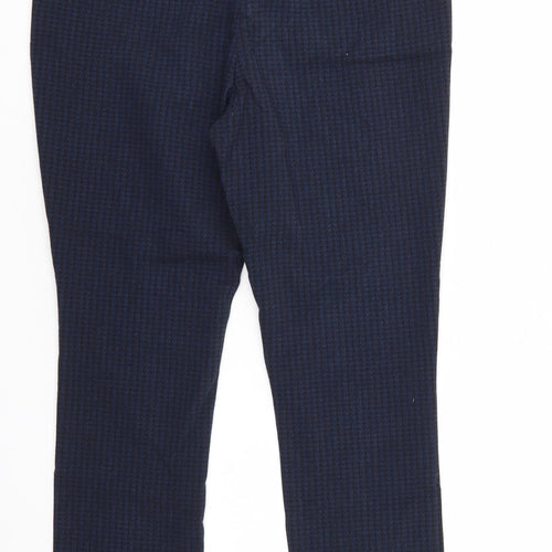 NEXT Womens Blue Herringbone  Sweatpants Trousers Size 10 L27 in