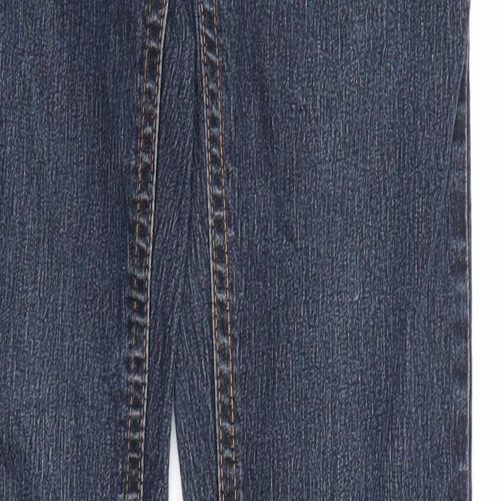 Easy Womens Blue  Denim Straight Jeans Size 8 L29 in