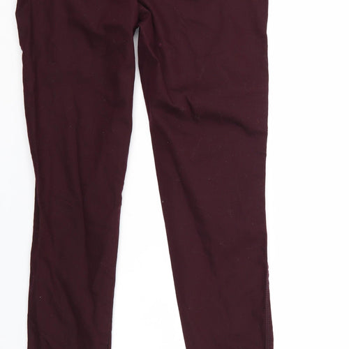 Khoko Womens Red  Denim Jegging Jeans Size 14 L30 in