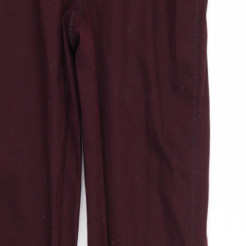 Khoko Womens Red  Denim Jegging Jeans Size 14 L30 in