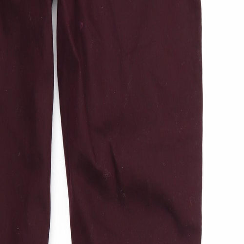 Khoko Womens Red  Denim Jegging Jeans Size 14 L30 in