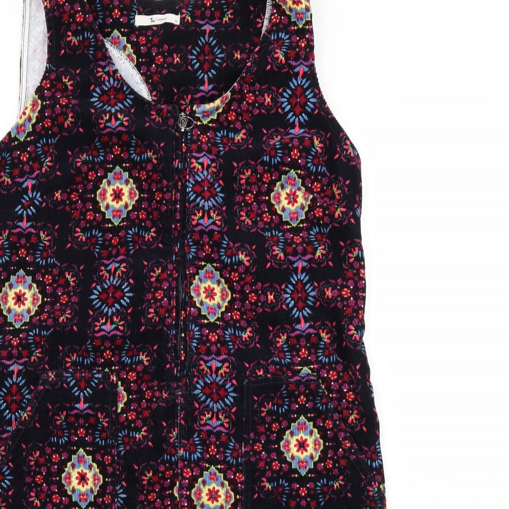 TU Womens Multicoloured Geometric  Tank Dress  Size 10