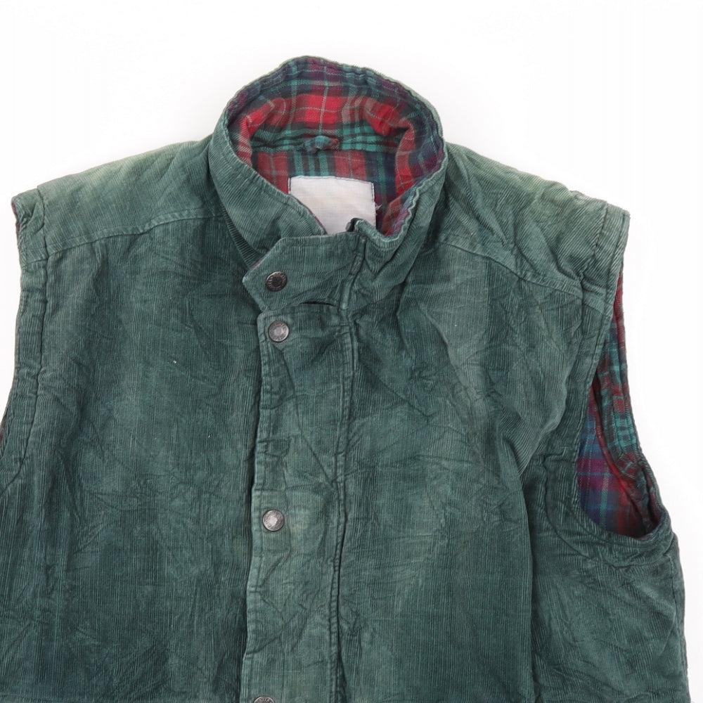 Preworn Mens Green   Gilet Jacket Size M