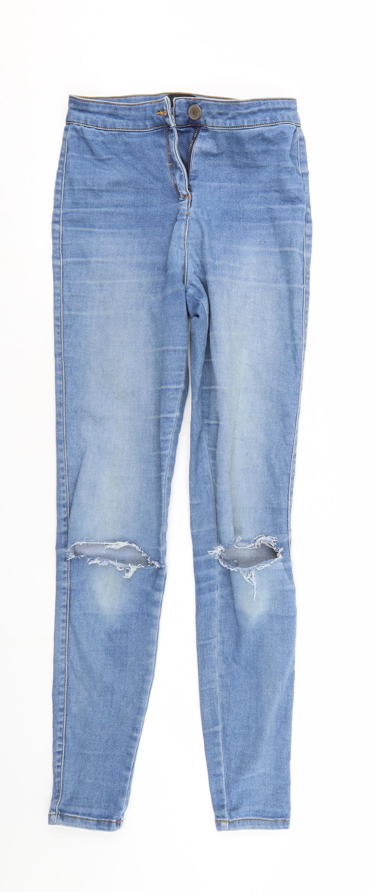 /Denim Womens Blue  Denim Jegging Jeans Size 8 L28 in