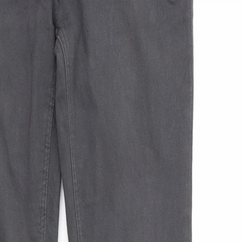 Zara Womens Grey  Denim Tapered Jeans Size 8 L28 in