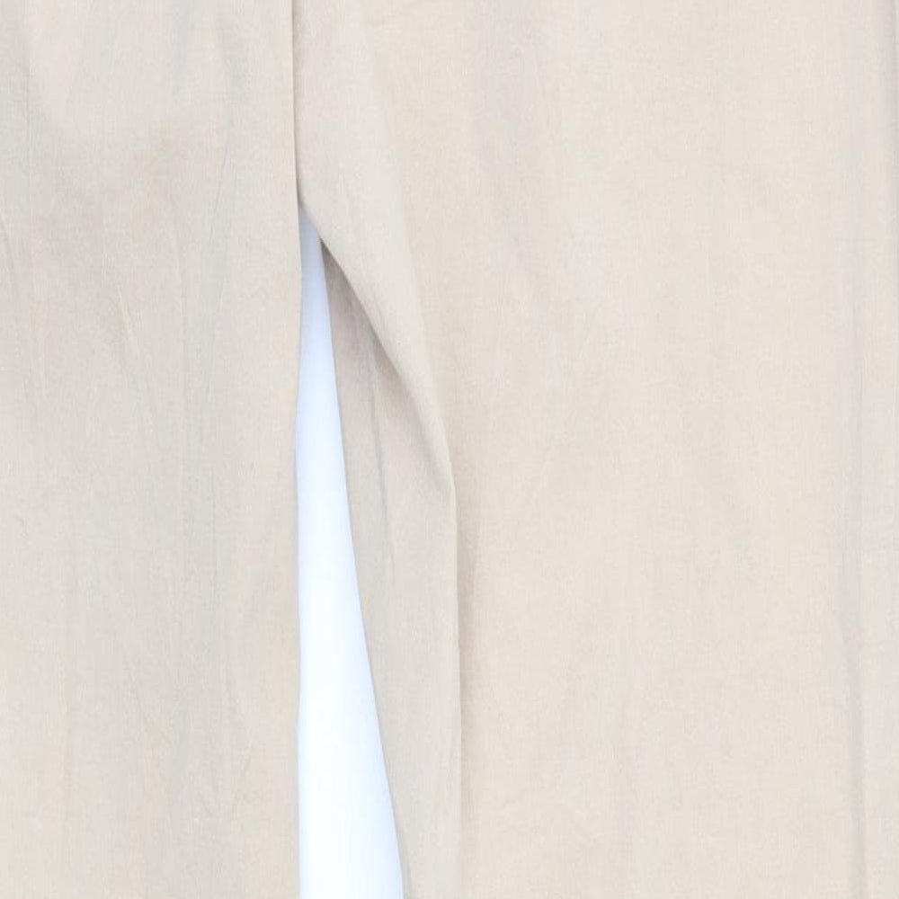 NEXT Womens Beige   Chino Trousers Size 16 L29 in