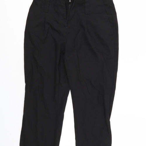 NEXT Womens Black   Trousers  Size 8 L25 in