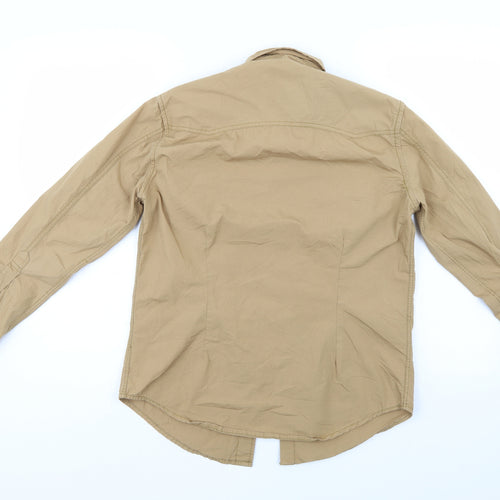 K2 Womens Beige   Basic Button-Up Size S