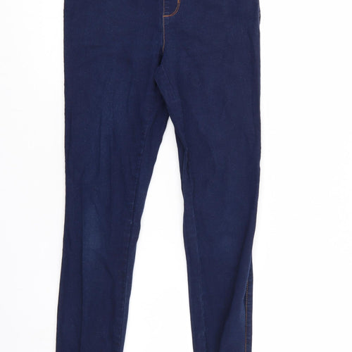 Denim & Co. Womens Blue  Denim Jegging Jeans Size 8 L26 in