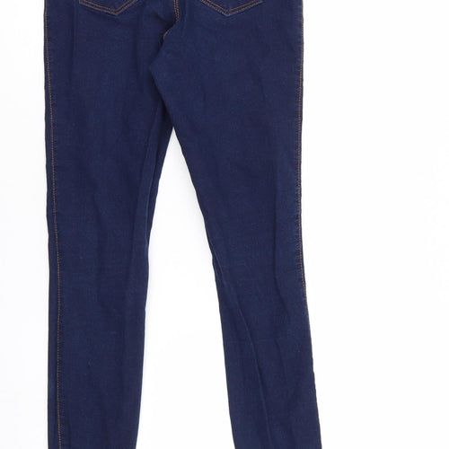 Denim & Co. Womens Blue  Denim Jegging Jeans Size 8 L26 in