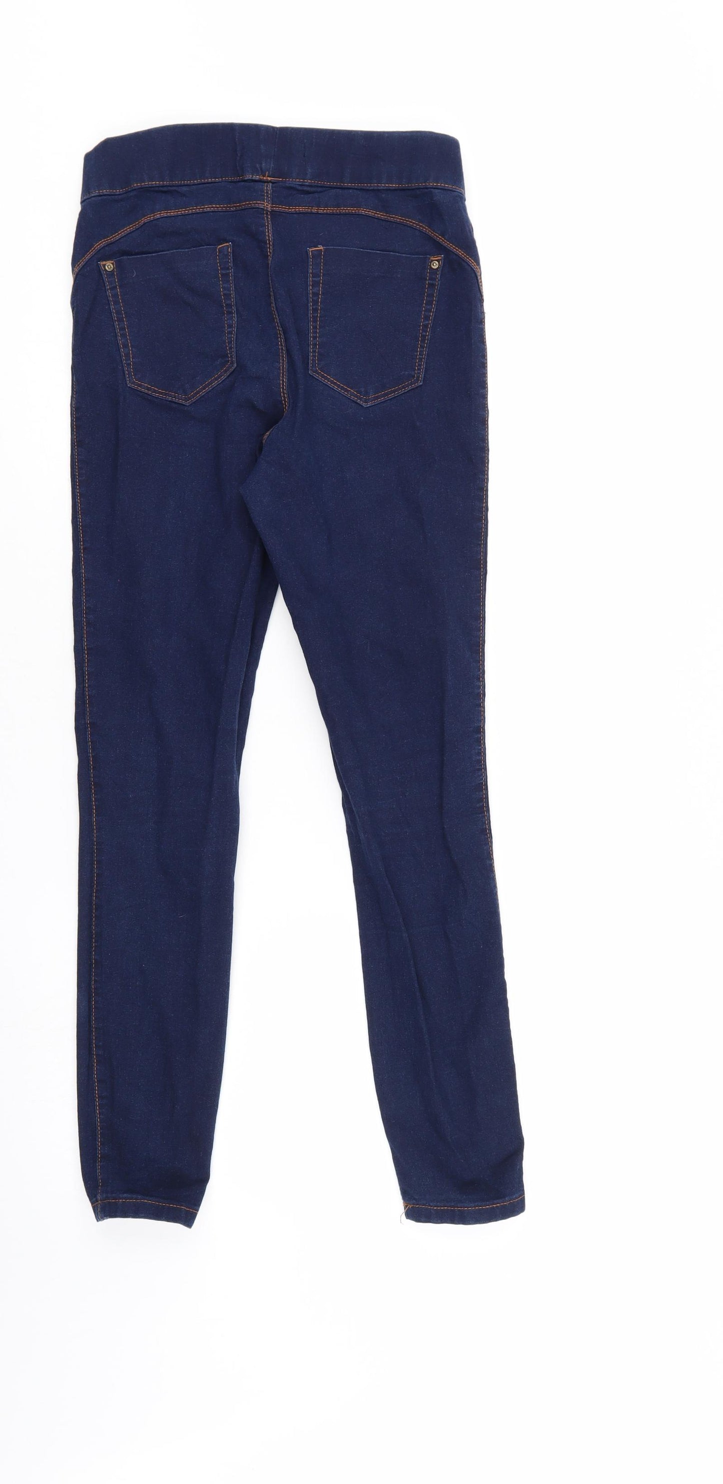 Denim & Co. Womens Blue  Denim Jegging Jeans Size 8 L26 in