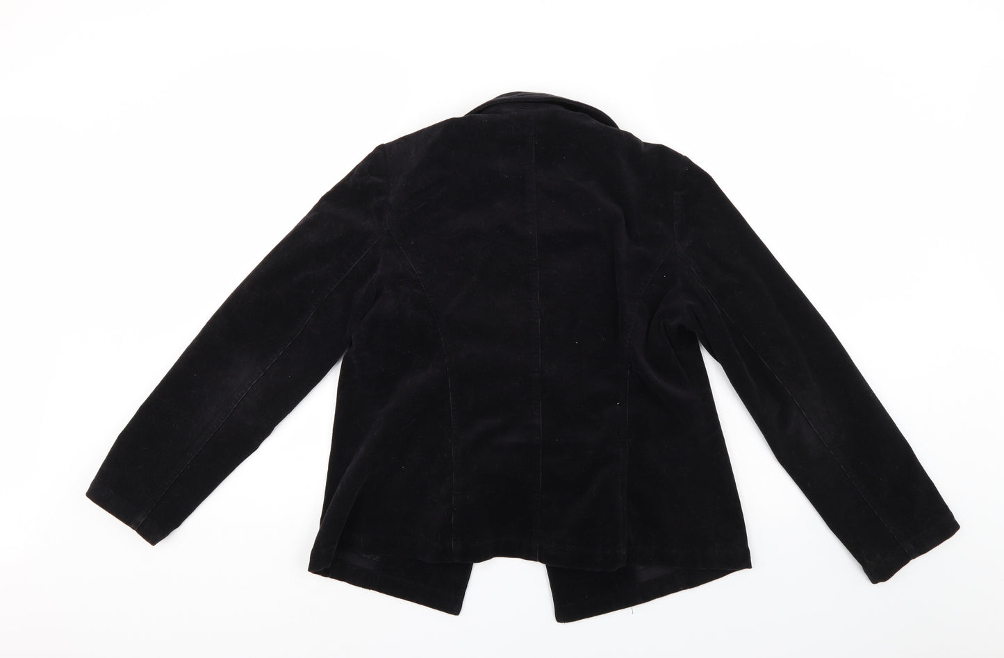 Maroon Womens Black  Corduroy Jacket  Size 10