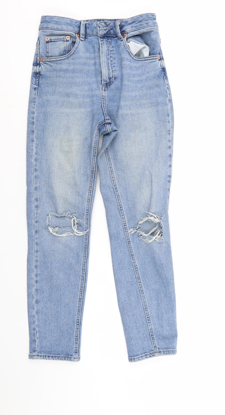 ASOS Mens Blue Denim Straight Jeans Size 26 L28 in