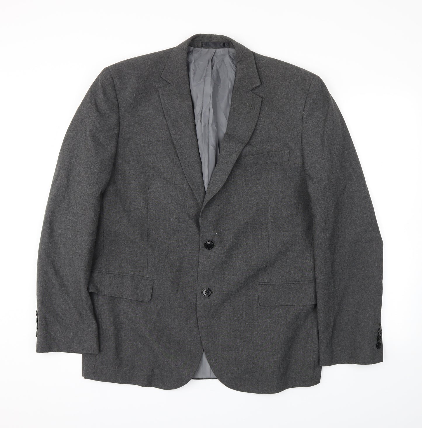 M&S Mens Grey   Jacket Blazer Size L
