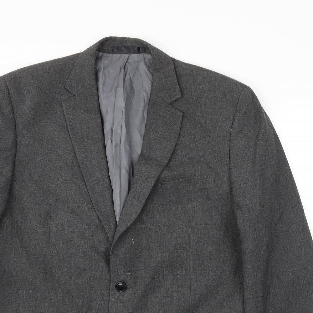 M&S Mens Grey   Jacket Blazer Size L