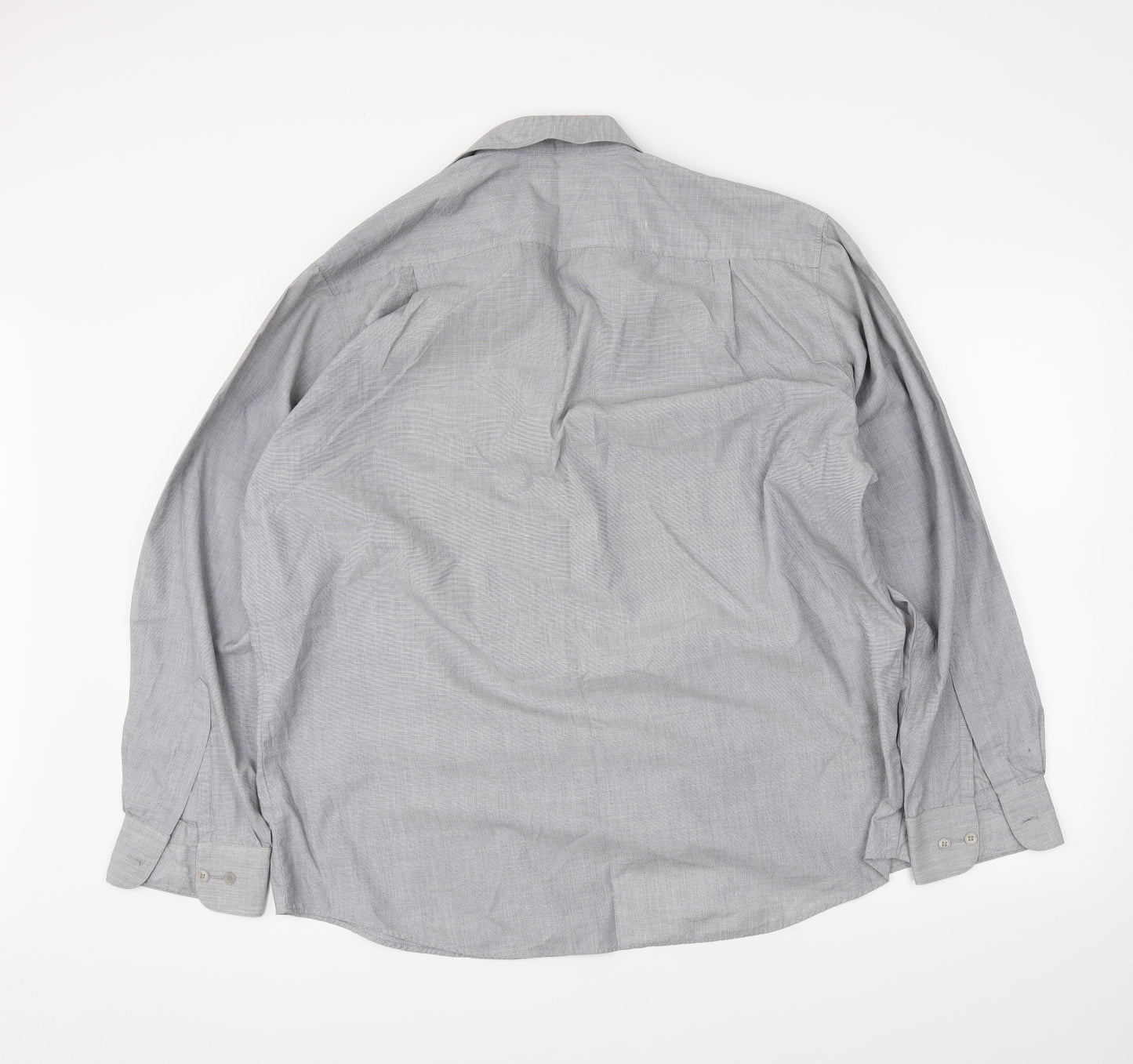 Burton Mens Grey    Dress Shirt Size 16.5