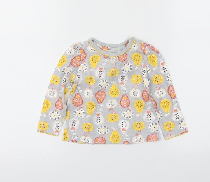 TU Girls Grey Basic T-Shirt Size 3-6 Months