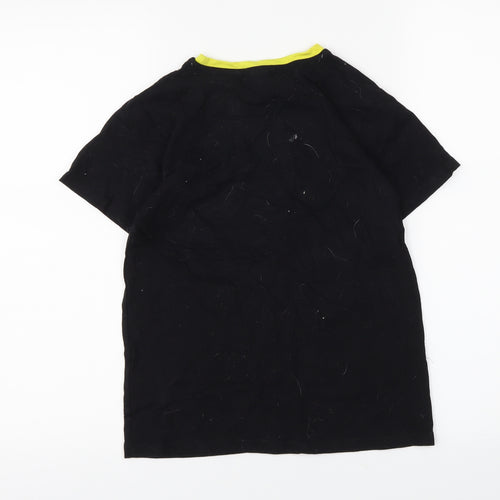 pep7co Boys Black   Basic T-Shirt Size 9-10 Years