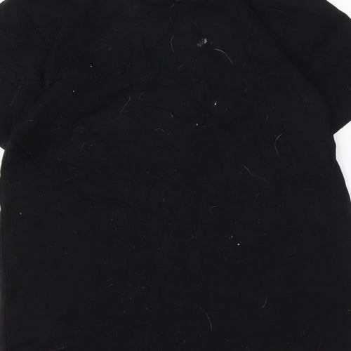pep7co Boys Black   Basic T-Shirt Size 9-10 Years