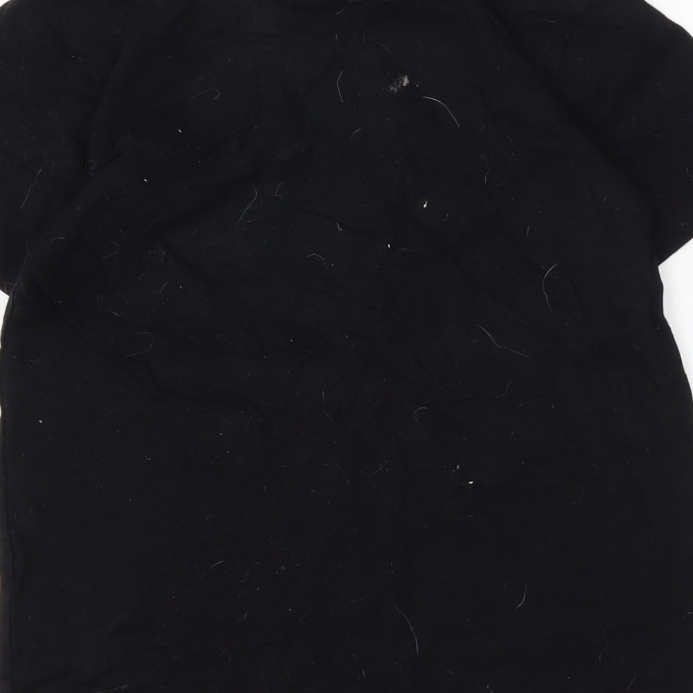 pep7co Boys Black   Basic T-Shirt Size 9-10 Years