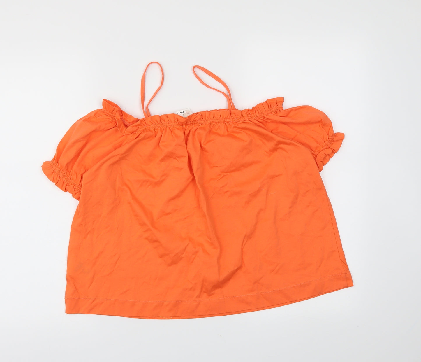 H&M Womens Orange   Basic Blouse Size S