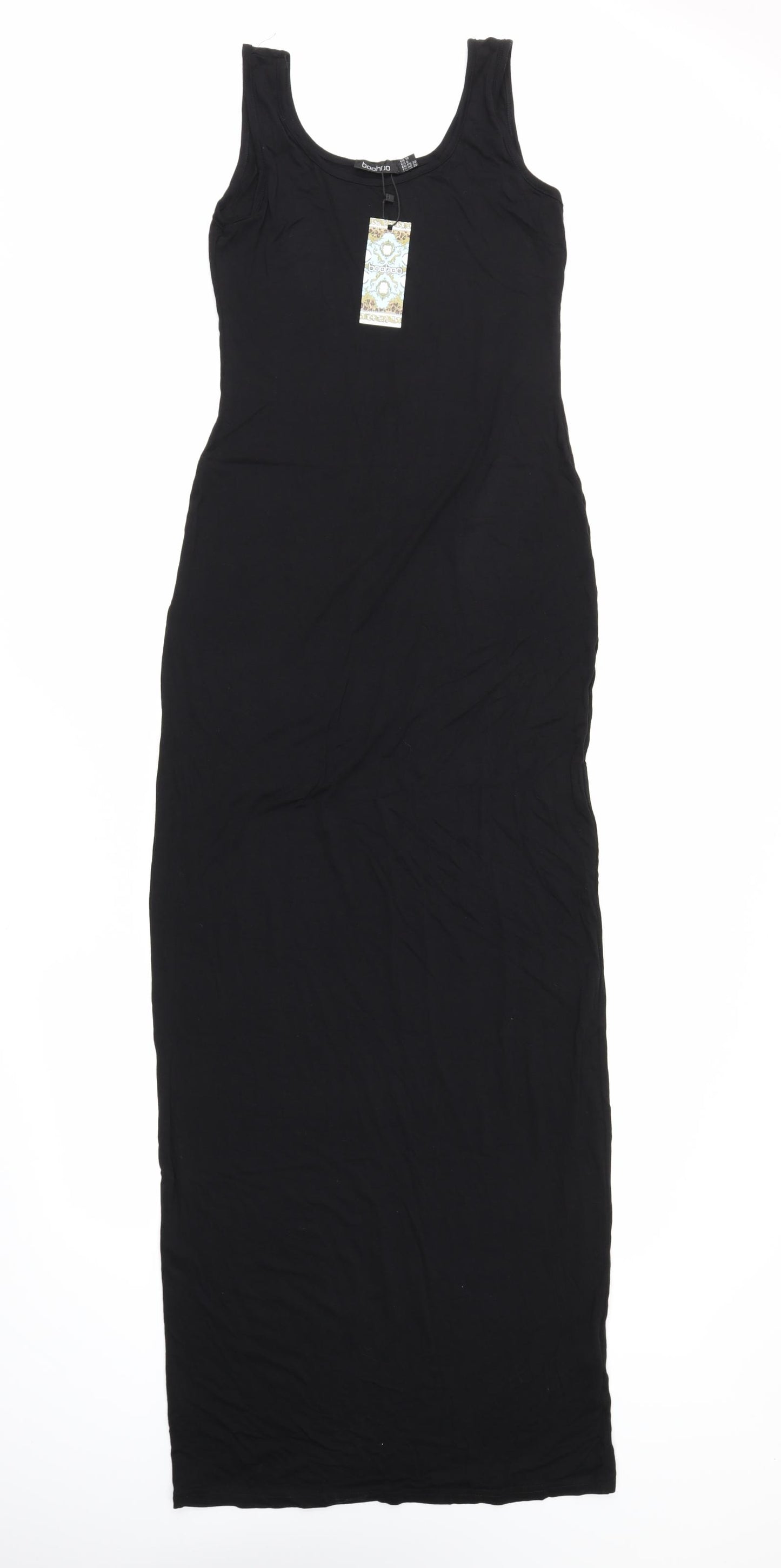 Boohoo Womens Black   Tank Dress  Size 10
