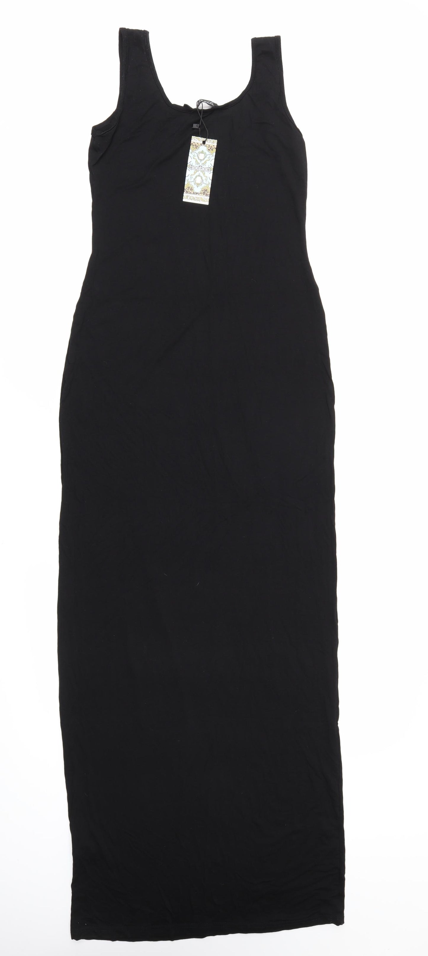 Boohoo Womens Black   Tank Dress  Size 10