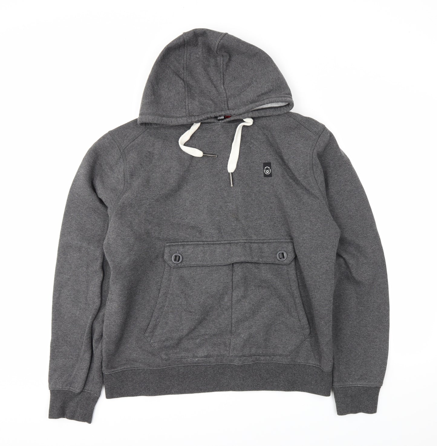 Duck and Cover Womens Grey   Pullover Hoodie Size 2XL