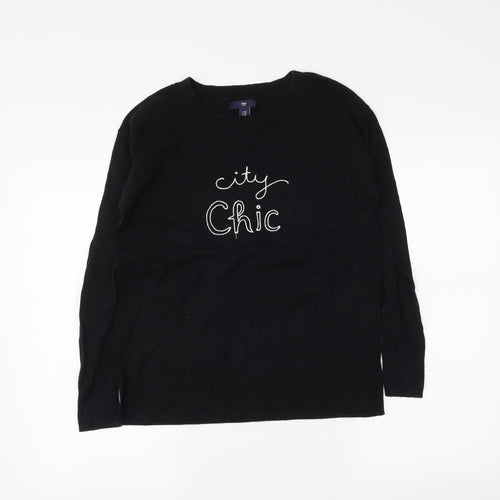 Gap Womens Black   Pullover Jumper Size XS