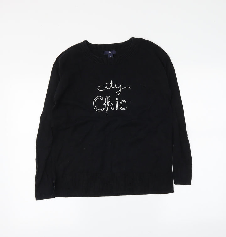 Gap Womens Black   Pullover Jumper Size XS